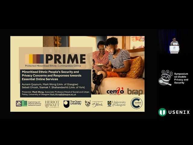 Minoritised Ethnic People's Security and Privacy Concerns and Responses towards Essential Online Services