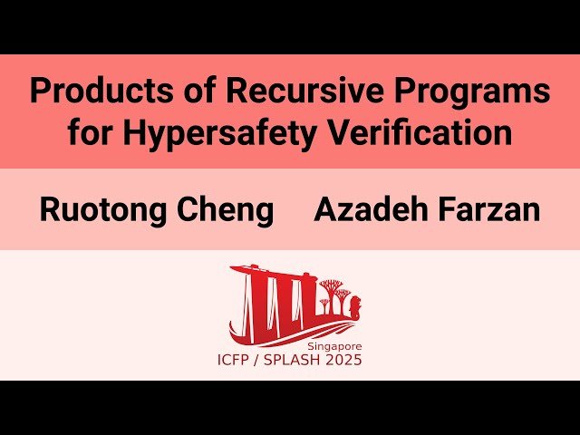Products of Recursive Programs for Hypersafety Verification