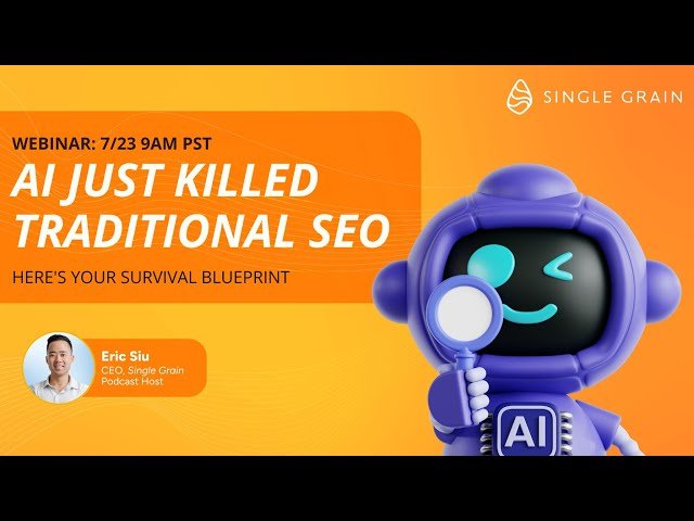 AI Just Killed Traditional SEO - Here's Your Survival Blueprint