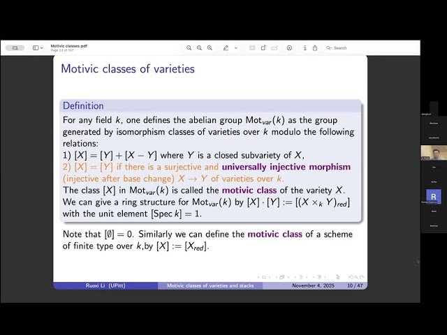 Motivic Classes of Varieties and Stacks with Applications to Higgs Bundles and More