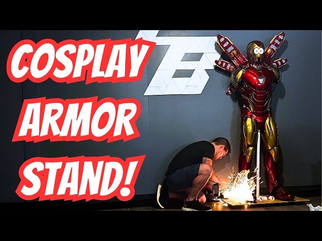 Easy and Cheap Cosplay Armor Display Stands - Mobile Rolling Tutorial