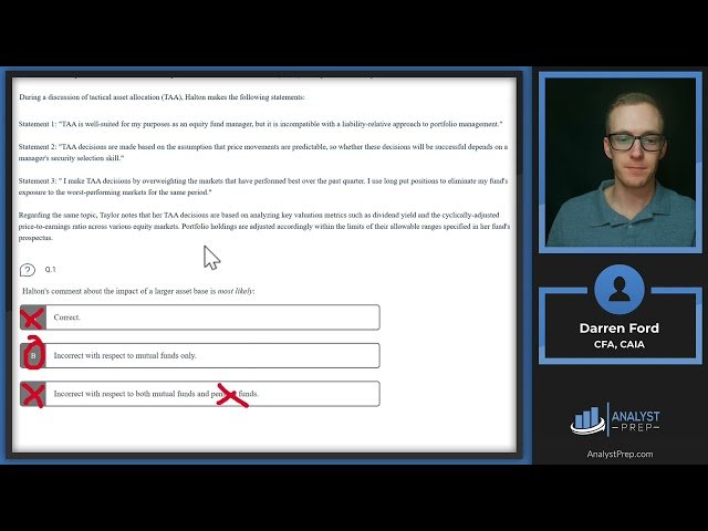Asset Allocation - Constructed Response Set - Level III CFA®