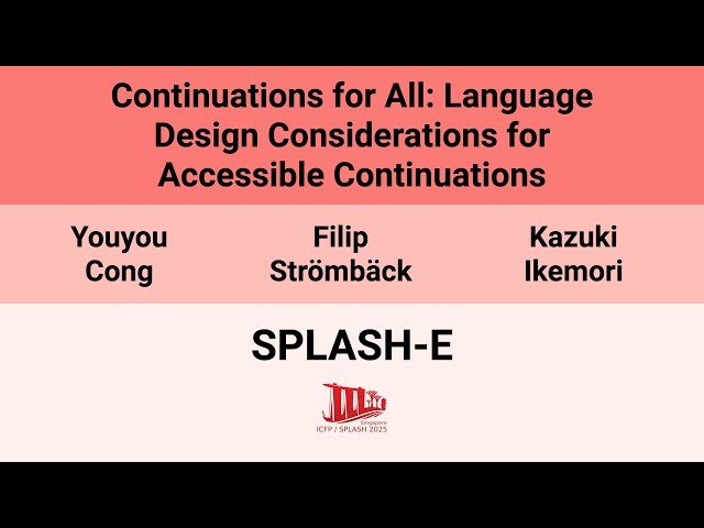 Continuations for All - Language Design Considerations for Accessible Continuations