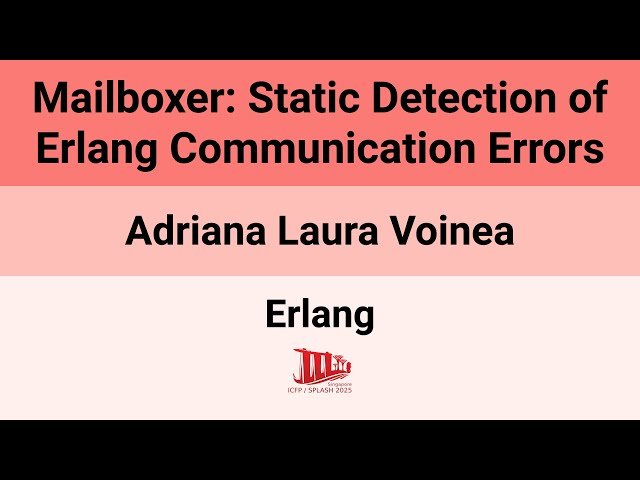 Mailboxer - Static Detection of Erlang Communication Errors
