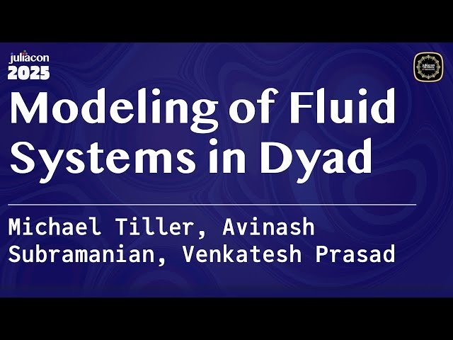 Modeling of Fluid Systems in Dyad