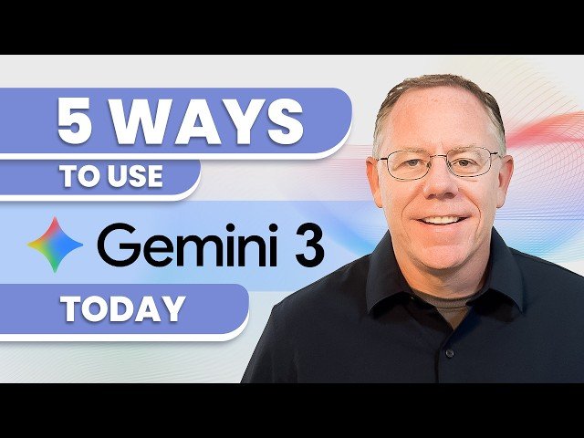 5 Ways to Use Gemini 3 Right Now - Free and Pro Features Explained