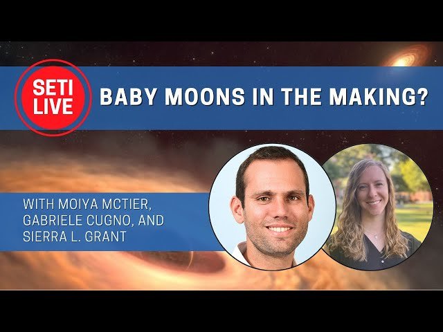 Baby Moons in the Making? The Discovery of a Moon-Forming Disk