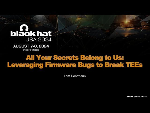 Leveraging Firmware Bugs to Break Trusted Execution Environments (TEEs)