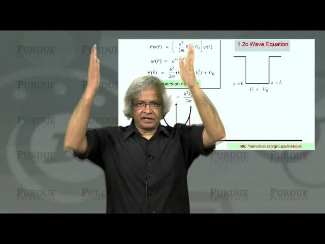 Fundamentals of Nanoelectronics Part B - Wave Equation - Lecture 1.2
