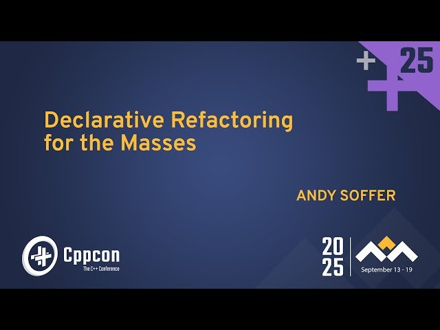 Is The Future of C++ Refactoring Declarative?