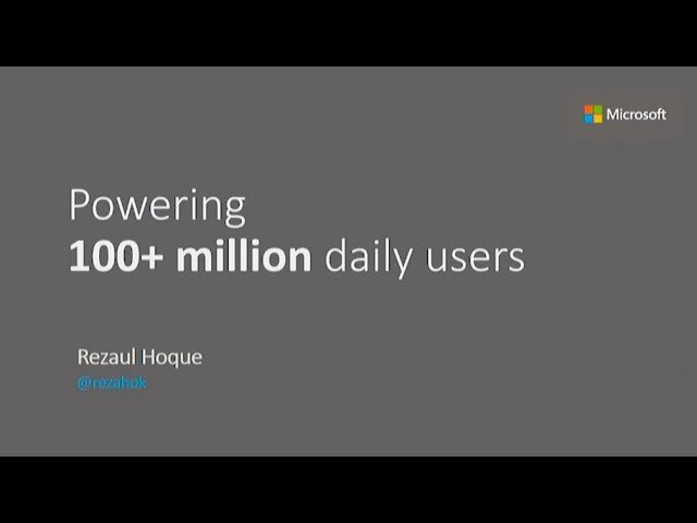 Powering 100+ Million Daily Users