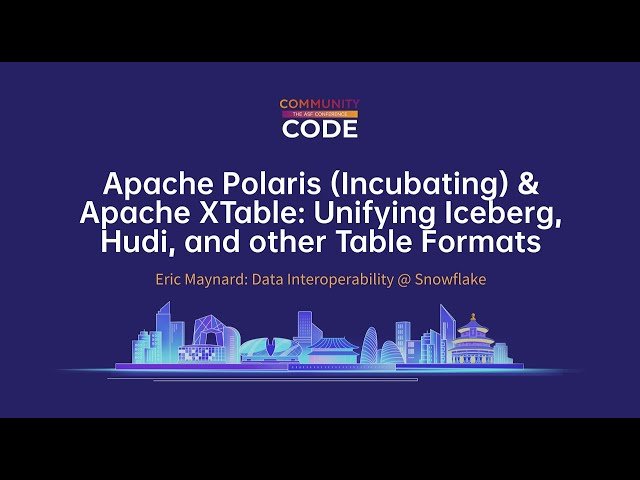 Apache Polaris and Apache XTable - Unifying Iceberg, Hudi, and Other Table Formats