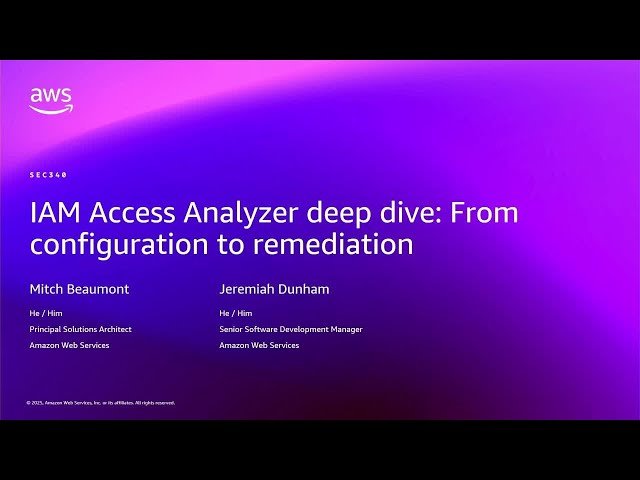 IAM Access Analyzer Deep Dive - From Configuration to Remediation