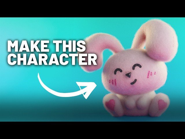 Cute Bunny - Blender Character Modeling for Beginners - Real-Time Tutorial