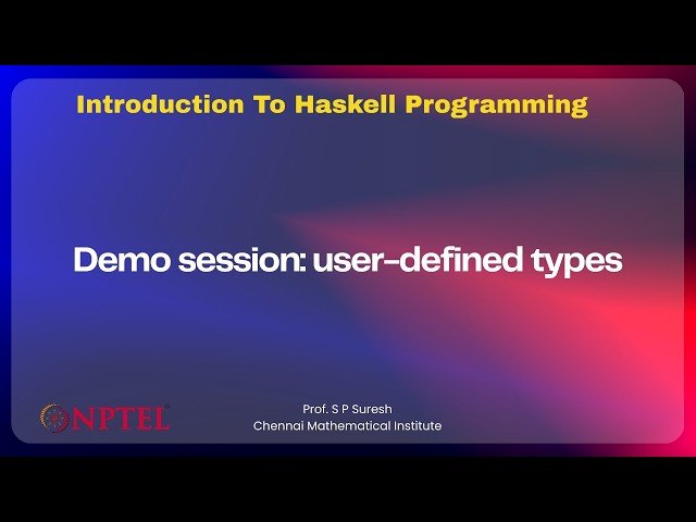 Demo Session - User-Defined Types