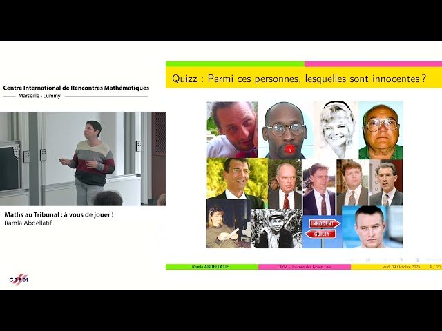 Maths au Tribunal - À Vous de Jouer !