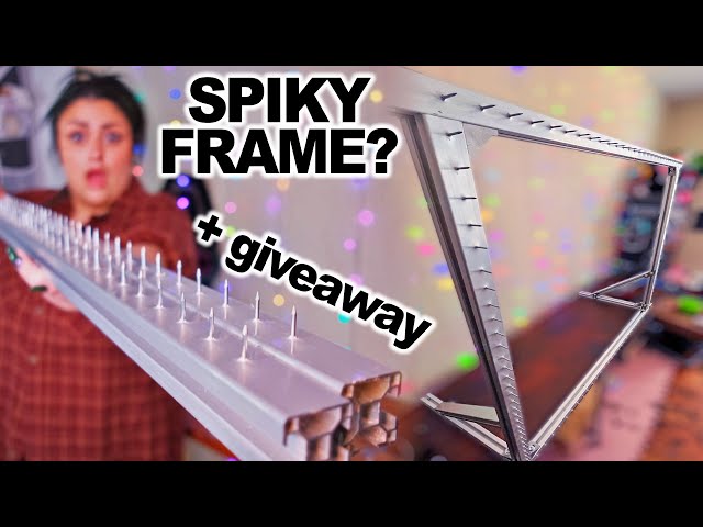 Building a Metal Tufting Frame - DIY Tutorial and Tufting Kit Giveaway