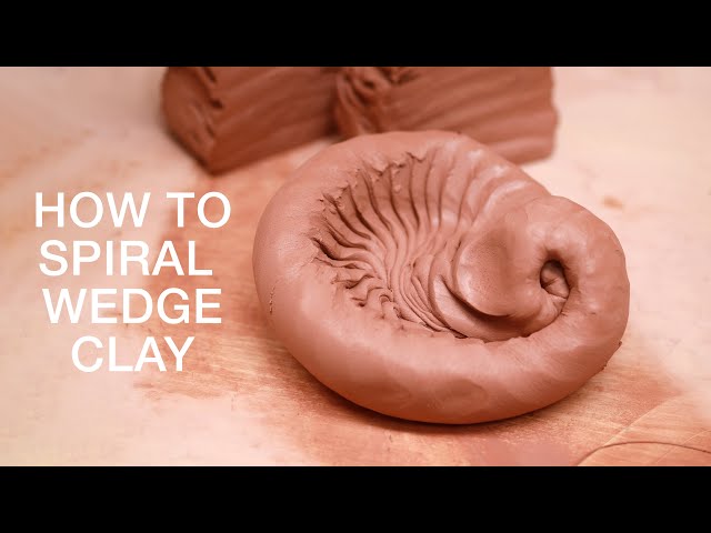 How to Spiral Wedge Clay