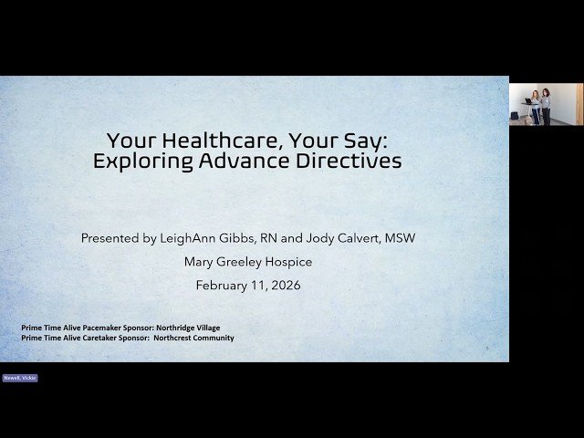 Your Healthcare, Your Say - Exploring Advanced Directives