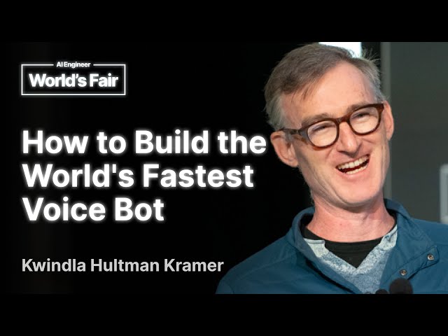 How to Build the World's Fastest Voice Bot