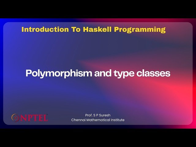 Polymorphism and Type Classes