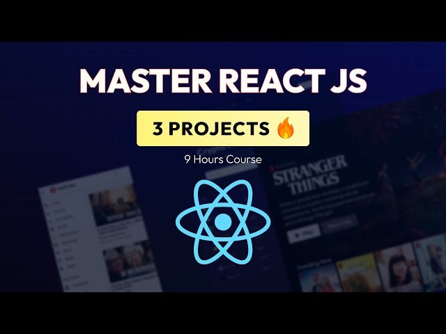 React Projects for Beginners - Master React.js in One Video - React Projects for Resume