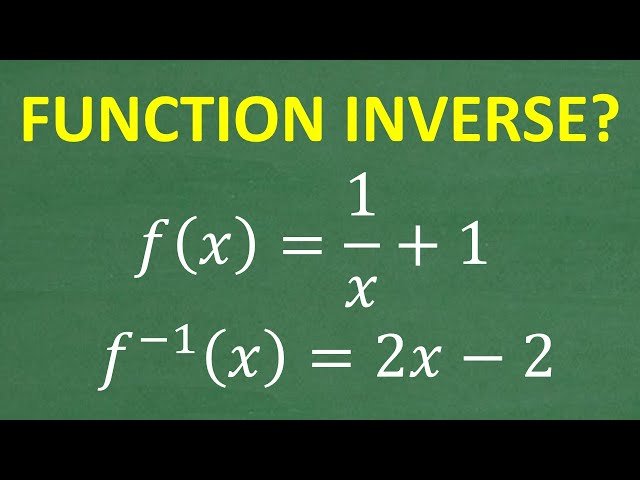 Algebra Functions and Inverse Functions Explained - Must-Know for Algebra Students