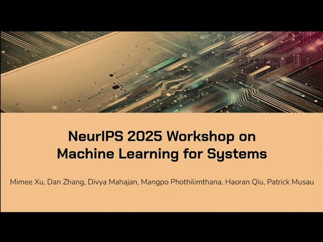 NeurIPS 2025 AI Systems Recap