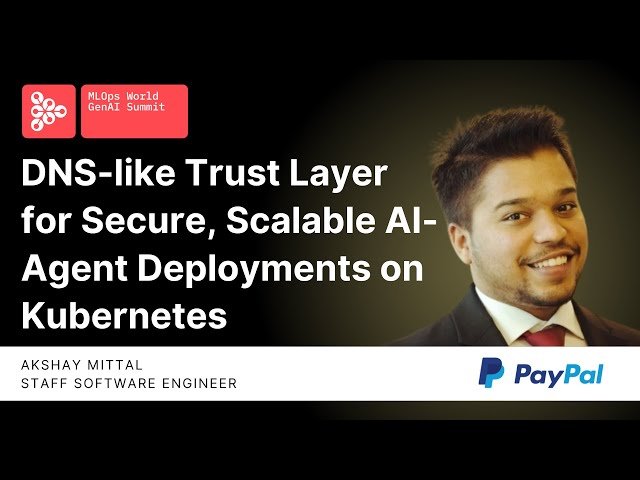 DNS-like Trust Layer for Secure, Scalable AI-Agent Deployments on Kubernetes