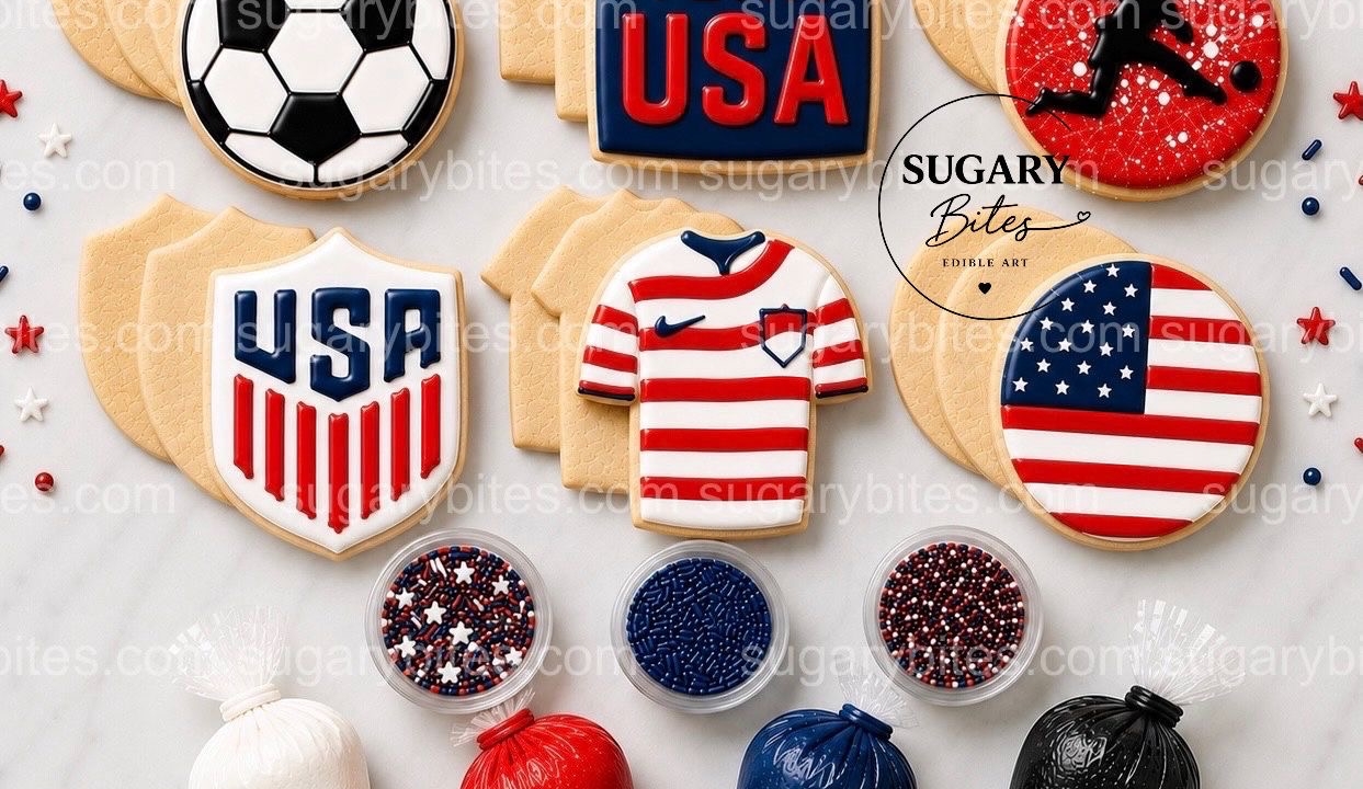 Virtual World Cup Cookie Decorating (Kit Included) (Team Building)