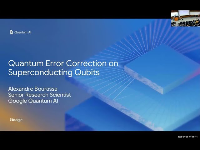 Below Threshold Quantum Error Correction