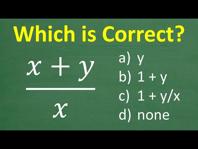 Understanding Order of Operations in Algebra - Common Expression Mistakes