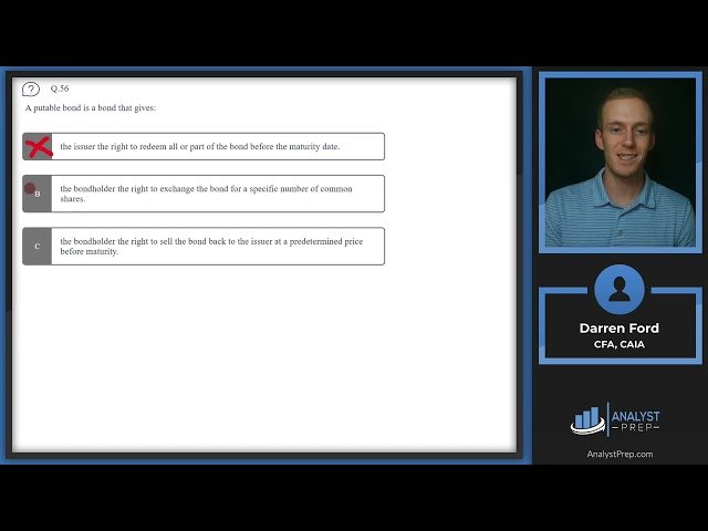 CFA Level I Mock Exam: Corporate Finance and Investments - Questions 51-60