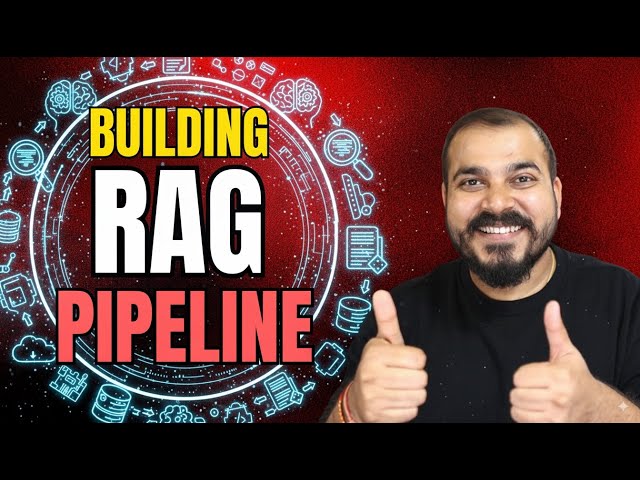 Build RAG Pipeline From Scratch - Data Ingestion to Vector DB Pipeline - Part 1