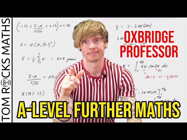 Oxbridge Professor Takes High School Statistics Exam - A-Level Further Maths