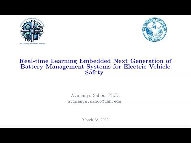 Real-time Learning Embedding Next Gen Battery Management Systems for EV Safety