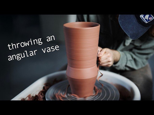 Thrown on a Bad Day - Can I Still Make It Work? Angular Vase Pottery Tutorial