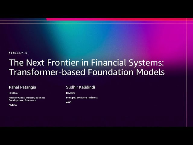 The Next Frontier in Financial Systems - Transformer-based Foundation Models