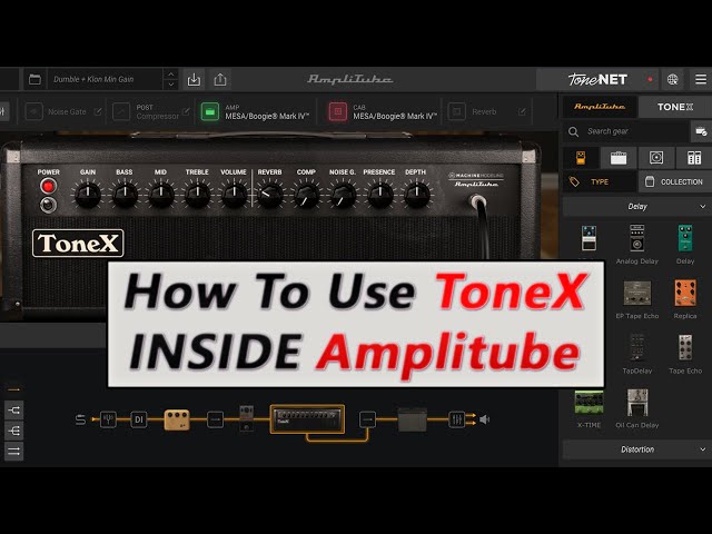 How to Use IK Multimedia ToneX Inside AmpliTube