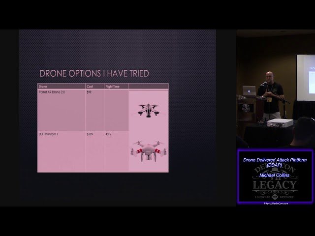 Drone Delivered Attack Platform DDAP