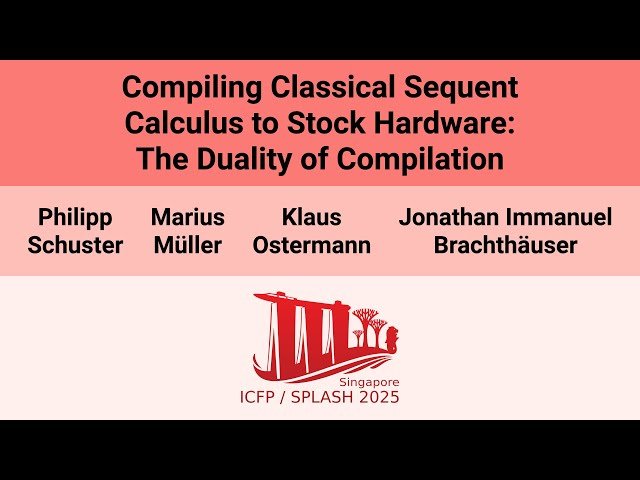 Compiling Classical Sequent Calculus to Stock Hardware - The Duality of Compilation