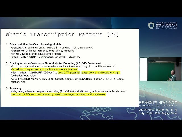 Exploring Potential Transcription Factors and Their Regulatory Relationships Based on Asymmetric Covariance Natural Vector Encoding Method and Machine Learning Algorithms
