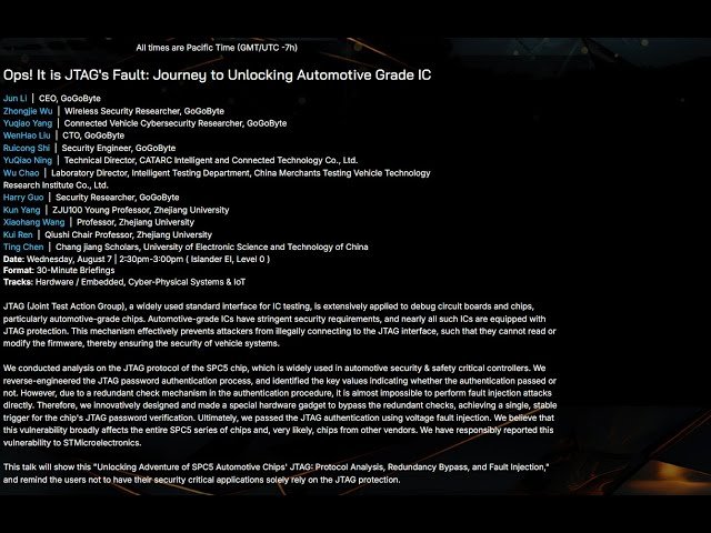 JTAG Fault Analysis: Journey to Unlocking Automotive Grade ICs
