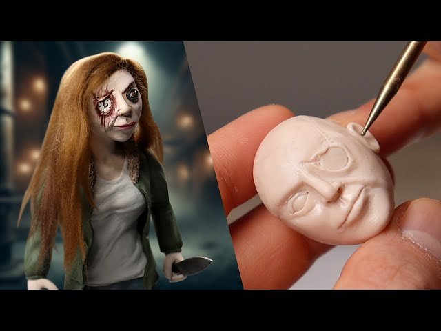 Sculpting Clockwork - Creepypasta Polymer Clay "Your Time is Up" Tutorial