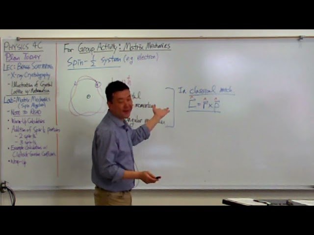 Spin Angular Momentum in Quantum Mechanics - Lecture 26