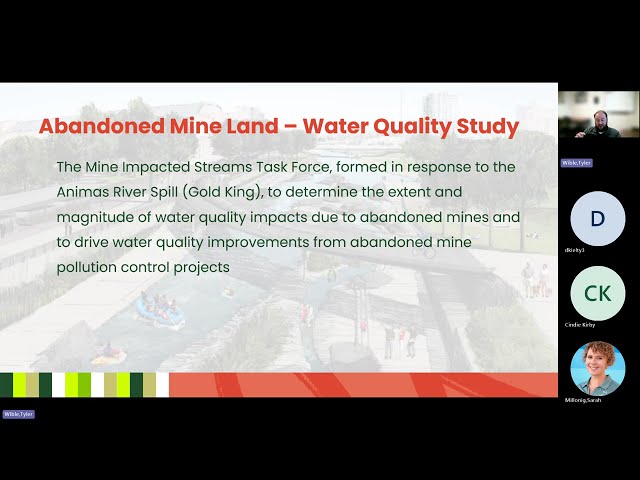 Mining for Answers - Exploring Colorado's Abandoned Mines Water Quality Webportal