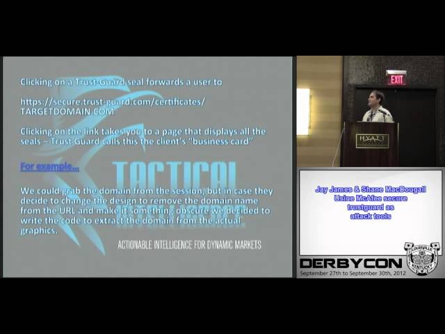 Using McAfee Secure TrustGuard as Attack Tools - Lecture 1