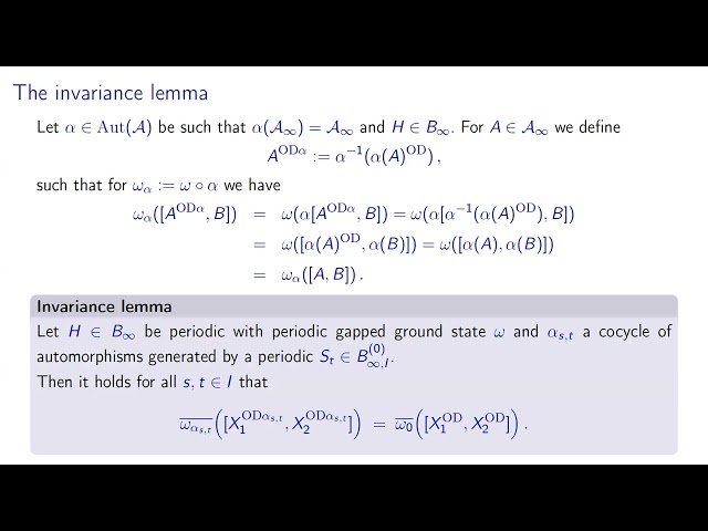 Mathematical Aspects of Quantum Hall Physics in Microscopic Models of Interacting Fermions - Part 5