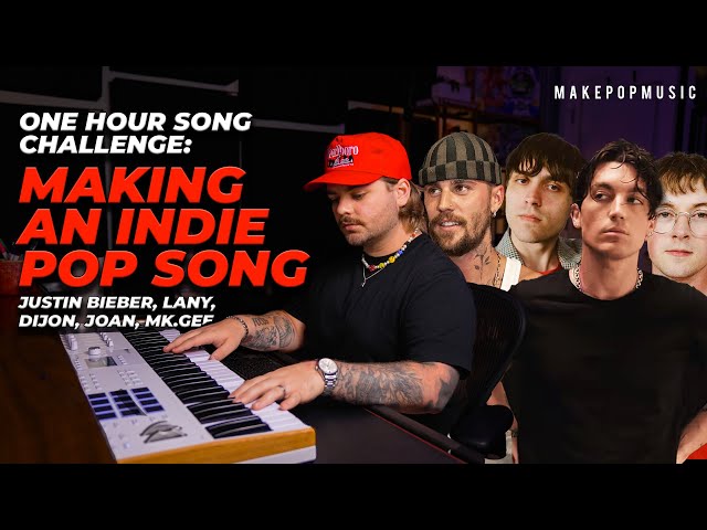 Making an Indie Pop Song in One Hour - Justin Bieber, LANY, Joan, Mk.Gee, Dijon Style