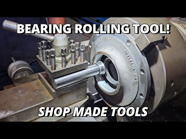 Making a Rolling Tool to Lock a Bearing Sleeve - Shop Made Tools